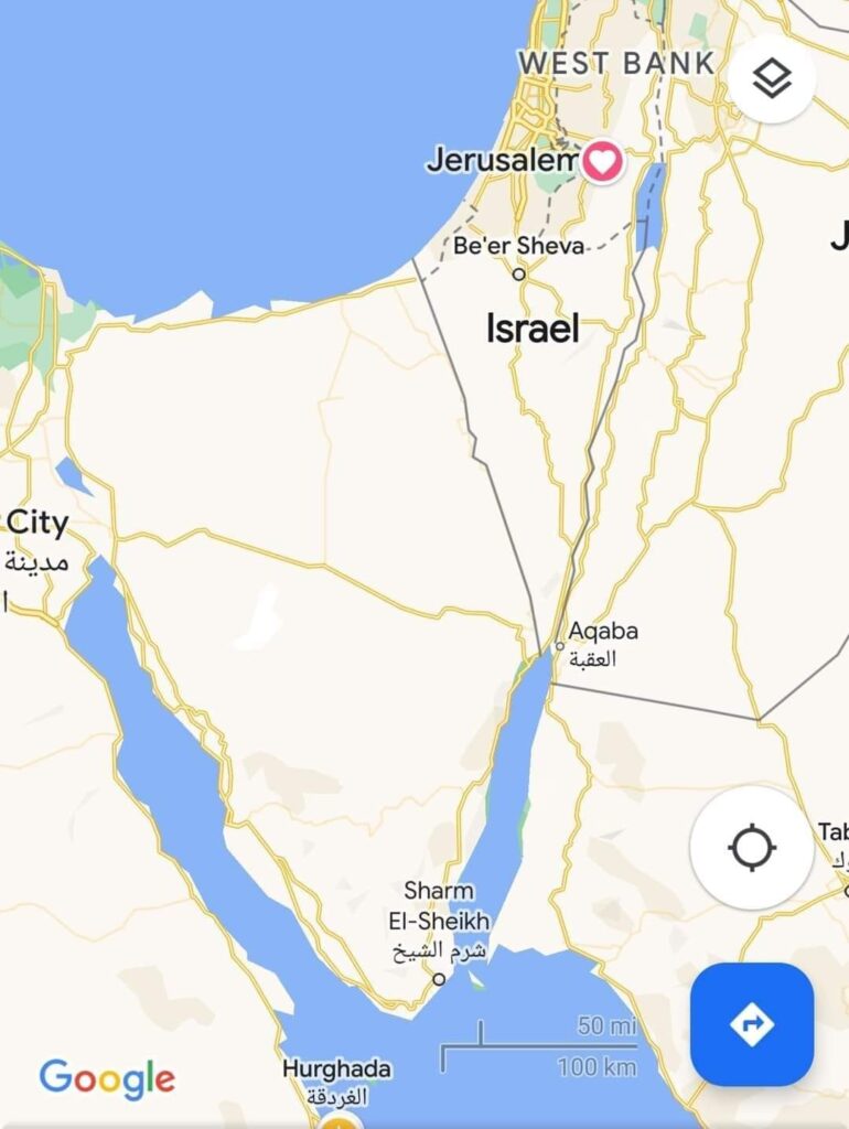 قوقل يحذف سيناء من الخرائط وغضب كبير في مصر قوقل يحذف سيناء من الخرائط وغضب كبير في مصر