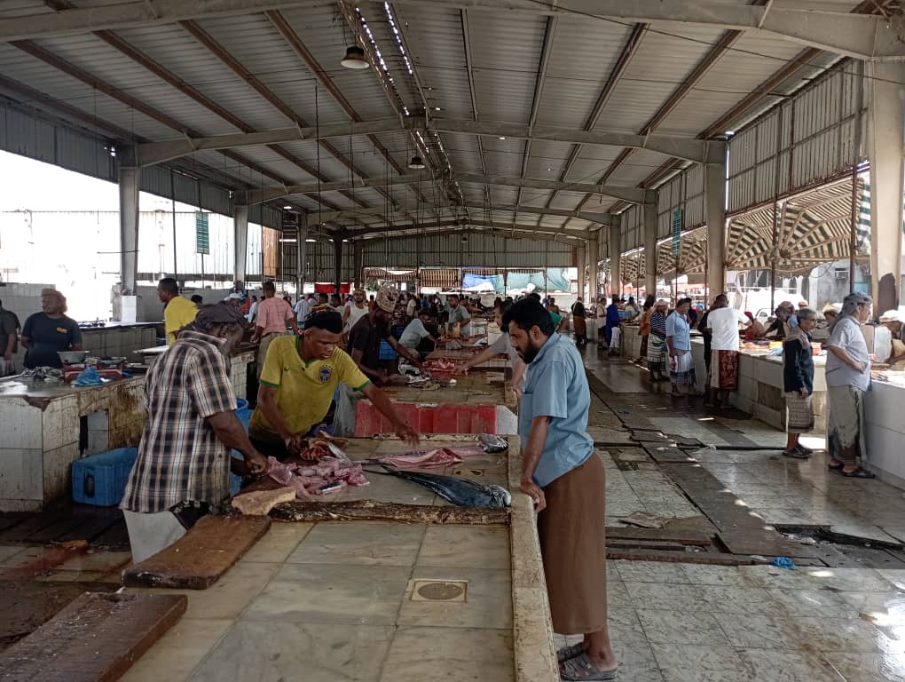 تاربة اليوم في سوق الصيد بالمكلا لرصد "موسم العيد" - ( شاهد الصور ) تاربة اليوم في سوق الصيد بالمكلا لرصد "موسم العيد" - ( شاهد الصور )