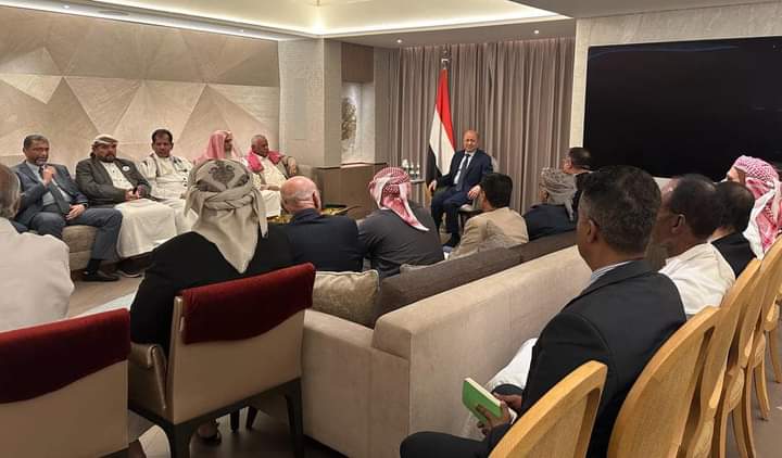 الرئيس العليمي يستقبل وفد مجلس حضرموت الوطني الرئيس العليمي يستقبل وفد مجلس حضرموت الوطني