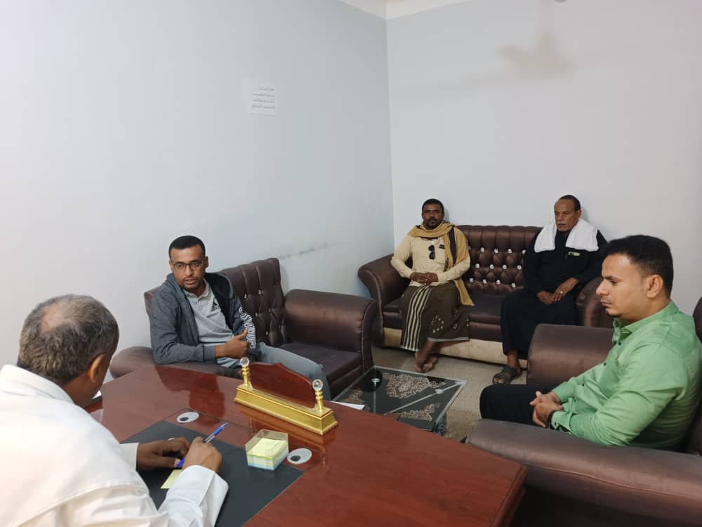 المدير العام السماحي يستقبل في مكتبه المدير التنفيذي ومدير البرامج والمشاريع بجمعية نبراس للتنمية المدير العام السماحي يستقبل في مكتبه المدير التنفيذي ومدير البرامج والمشاريع بجمعية نبراس للتنمية