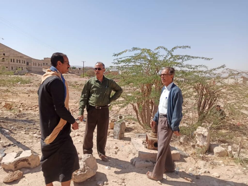 مدير عام المؤسسة المحلية للمياه يتفقد مشاريع فرع المؤسسة بالقطن ويلتقي بالمدير التنفيذي لمؤسسة البادية للتنمية .. مدير عام المؤسسة المحلية للمياه يتفقد مشاريع فرع المؤسسة بالقطن ويلتقي بالمدير التنفيذي لمؤسسة البادية للتنمية ..