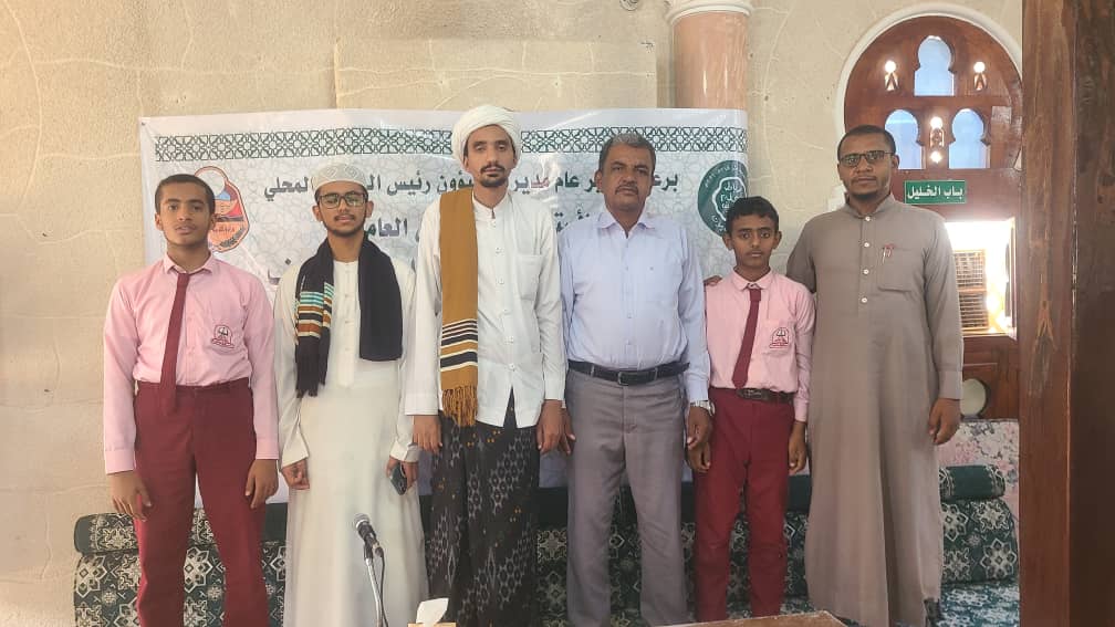 مدرسة الرسالة تحقق المركز الأول في مسابقة الثلاثة الاجزاء والمركز الثاني في مسابقة العشرة اجزاء ومدرسة الارتقاء الاهلية المركز الاول في مسابقة الخمسة اجزاء و في مسابقة العشرة أجزاء والمركز الثاني في مسابقة الثلاثة اجزاء من القرآن الكريم. ومدرسة الخليفة عمر بن الخطاب المركز الثاني في مسابقة الخمسة اجزاء في المجموعة الاولى التعليم الأساسي بنين مدرسة الرسالة تحقق المركز الأول في مسابقة الثلاثة الاجزاء والمركز الثاني في مسابقة العشرة اجزاء ومدرسة الارتقاء الاهلية المركز الاول في مسابقة الخمسة اجزاء و في مسابقة العشرة أجزاء والمركز الثاني في مسابقة الثلاثة اجزاء من القرآن الكريم. ومدرسة الخليفة عمر بن الخطاب المركز الثاني في مسابقة الخمسة اجزاء في المجموعة الاولى التعليم الأساسي بنين