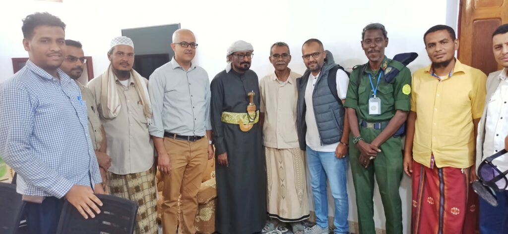 مدير عام شبام "فلهوم" يستقبل وفد منظمة اليونيسكو لتدشين منظومة الإنذار المبكر لحماية شبام من كوارث السيول مدير عام شبام "فلهوم" يستقبل وفد منظمة اليونيسكو لتدشين منظومة الإنذار المبكر لحماية شبام من كوارث السيول