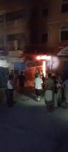 اندلاع حريق في احد مخابز الرغيف في مديرية الشحر بحضرموت اندلاع حريق في احد مخابز الرغيف في مديرية الشحر بحضرموت