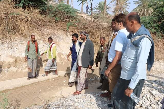 وكيل أول حضرموت يتفقد أضرار السيول في مناطق حجر وكيل أول حضرموت يتفقد أضرار السيول في مناطق حجر