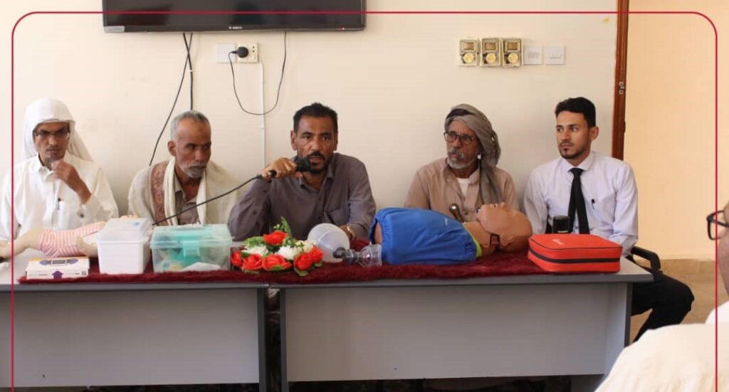 فيما اقامتها مؤسسة دار الشفاء الطبية:دورة الانعاش القلبي الأساسي للطاقم الطبي والتمريضي بمديرية شبام فيما اقامتها مؤسسة دار الشفاء الطبية:دورة الانعاش القلبي الأساسي للطاقم الطبي والتمريضي بمديرية شبام