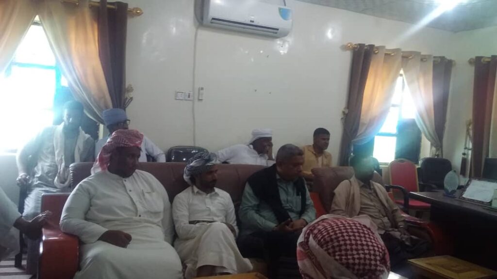 مدير عام مديرية رماه يستقبل وفدا من قيادة المجلس الانتقالي الجنوبي بحضرموت مدير عام مديرية رماه يستقبل وفدا من قيادة المجلس الانتقالي الجنوبي بحضرموت