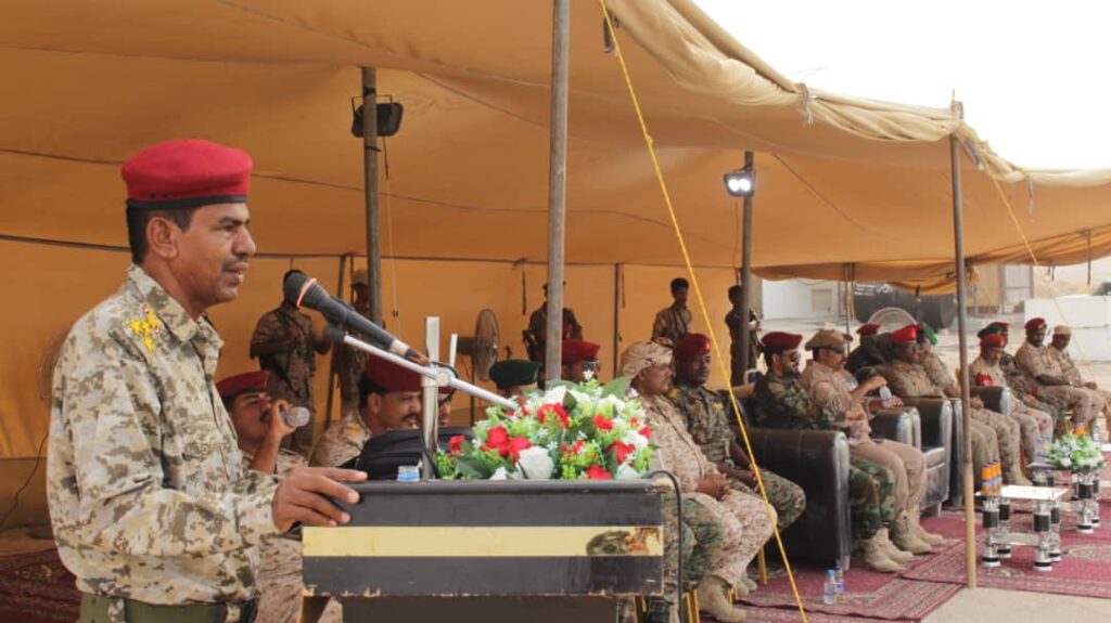 بحفل خطابي وعرض عسكري دشَّن لواء الحرس الرئاسي بحضرموت المرحلة الثانية للعام التدريبي ٢٠٢٤م بحفل خطابي وعرض عسكري دشَّن لواء الحرس الرئاسي بحضرموت المرحلة الثانية للعام التدريبي ٢٠٢٤م