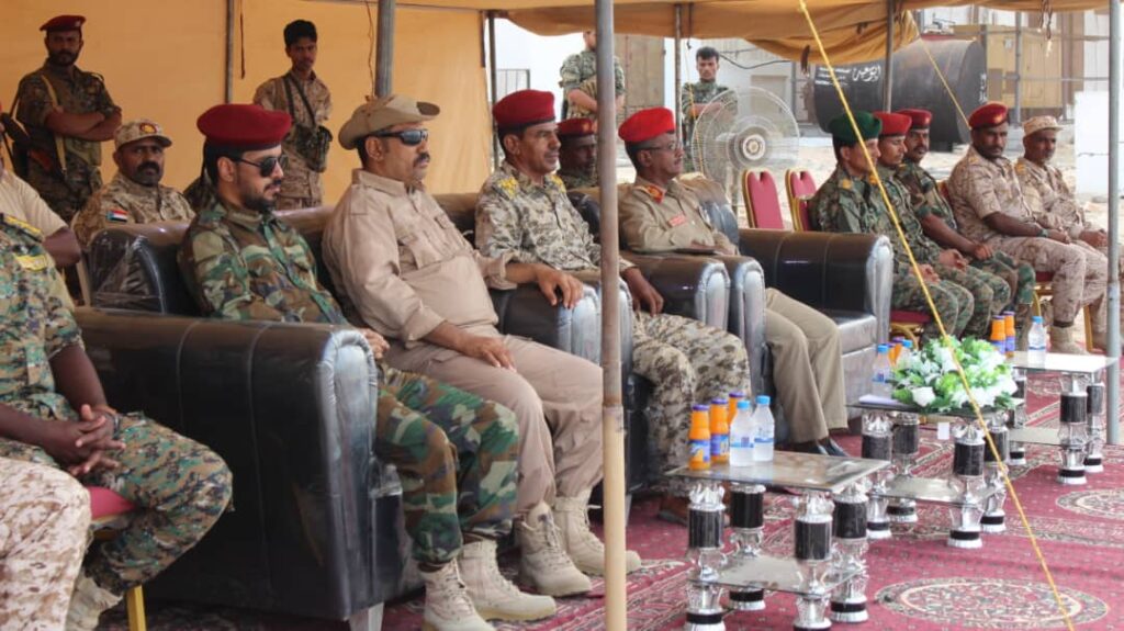 بحفل خطابي وعرض عسكري دشَّن لواء الحرس الرئاسي بحضرموت المرحلة الثانية للعام التدريبي ٢٠٢٤م بحفل خطابي وعرض عسكري دشَّن لواء الحرس الرئاسي بحضرموت المرحلة الثانية للعام التدريبي ٢٠٢٤م