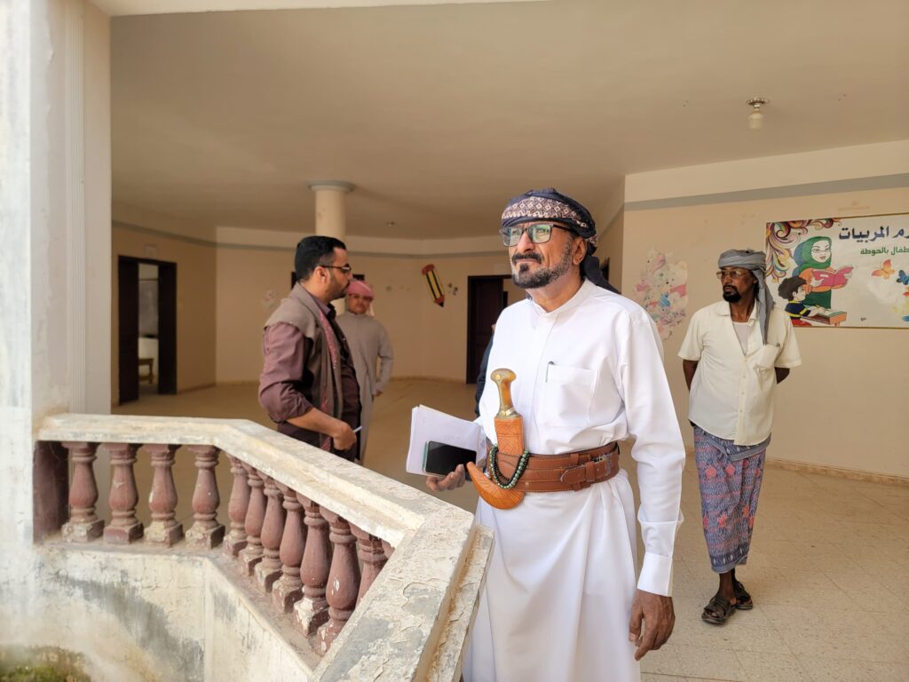 مدير عام شبام يزور روضة الطفل بالحوطة ويطلّع على استعدادات لبدء العام الدراسي الجديد مدير عام شبام يزور روضة الطفل بالحوطة ويطلّع على استعدادات لبدء العام الدراسي الجديد