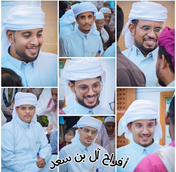 حسن عبيد ناصر بن سعد ( أبو رضوان ) وأخوانه يحتفلون بزواج اولادهم و يشكرون كل من شارك في انجاح مراسيم الزواج حسن عبيد ناصر بن سعد ( أبو رضوان ) وأخوانه يحتفلون بزواج اولادهم و يشكرون كل من شارك في انجاح مراسيم الزواج