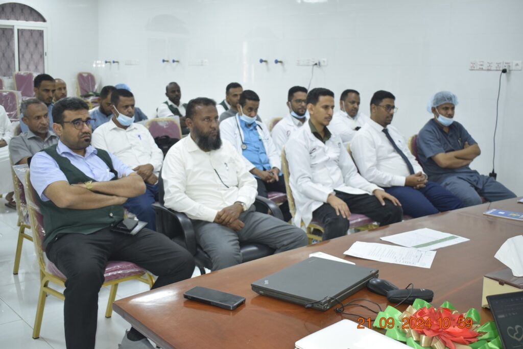 بتمويل مركز الملك سلمان للإغاثة والاعمال الانسانية ..دورة تدريبية حول النظام الالكتروني لفريق الرقابة ومسئولي الأقسام بمركز فاطمة بابطين الطبي – سيئون لرعاية مرضى الفشل الكلوي بحضرموت الوادي بتمويل مركز الملك سلمان للإغاثة والاعمال الانسانية ..دورة تدريبية حول النظام الالكتروني لفريق الرقابة ومسئولي الأقسام بمركز فاطمة بابطين الطبي – سيئون لرعاية مرضى الفشل الكلوي بحضرموت الوادي