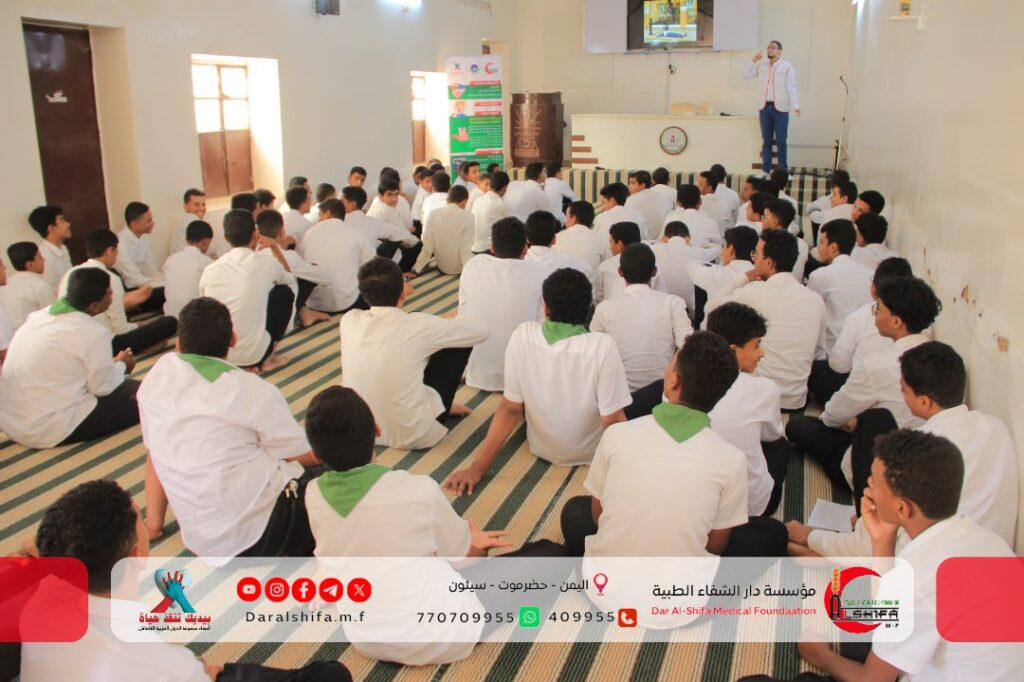 مؤسسة دار الشفاء الطبية عضو مجلس الإنعاش العربي تنفذ خلال الأسبوع الماضي عددا من النزولات التدريبية الميدانية في الإنعاش القلبي مؤسسة دار الشفاء الطبية عضو مجلس الإنعاش العربي تنفذ خلال الأسبوع الماضي عددا من النزولات التدريبية الميدانية في الإنعاش القلبي