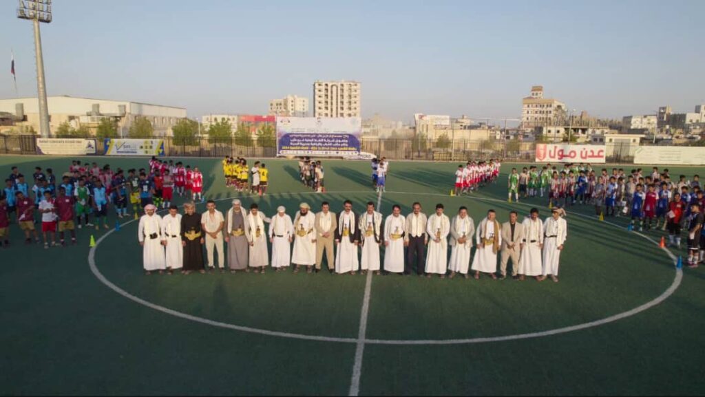 مأرب: إنطلاق منافسات بطولة الشهيد حسن فرحان بن جلال لكرة القدم للفرق الشعبية "صور" مأرب: إنطلاق منافسات بطولة الشهيد حسن فرحان بن جلال لكرة القدم للفرق الشعبية "صور"
