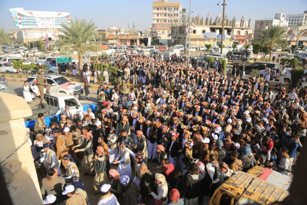 مقاومة صنعاء تقيم العرس الجماعي الثاني لـ334 عريساً وعروساً من منتسبي الجيش والمقاومة مقاومة صنعاء تقيم العرس الجماعي الثاني لـ334 عريساً وعروساً من منتسبي الجيش والمقاومة