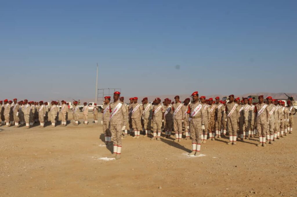 رئيس عمليات المنطقة العسكرية الثانية يدشن المرحلة الأولى من العام التدريبي الجديد ٢٠٢٥م بالشرطة العسكرية فرع حضرموت في المكلا رئيس عمليات المنطقة العسكرية الثانية يدشن المرحلة الأولى من العام التدريبي الجديد ٢٠٢٥م بالشرطة العسكرية فرع حضرموت في المكلا