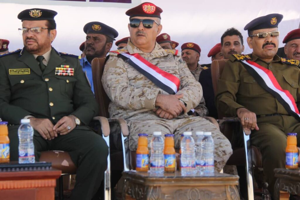بحضور وكيل محافظة حضرموت لشئون مديريات الوادي والصحراء قائد المنطقة العسكرية الاولى يدشن العام التدريبي والعملياتي والقتالي 2025م بقيادة المنطقة والاجهزة الامنية بالوادي والصحراء . بحضور وكيل محافظة حضرموت لشئون مديريات الوادي والصحراء قائد المنطقة العسكرية الاولى يدشن العام التدريبي والعملياتي والقتالي 2025م بقيادة المنطقة والاجهزة الامنية بالوادي والصحراء .