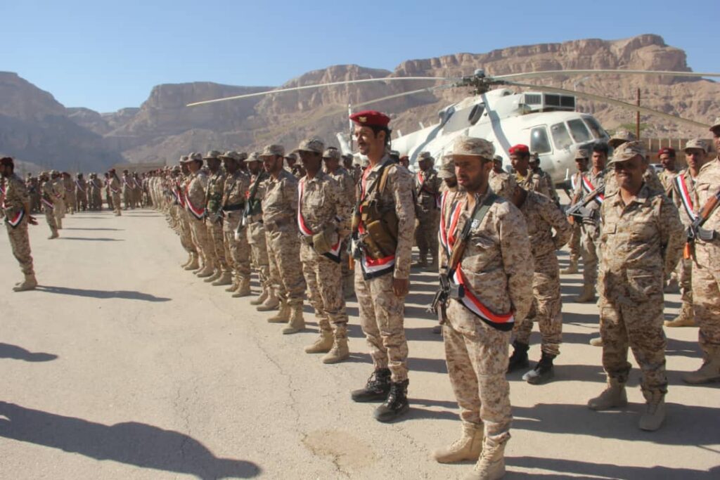 بحضور وكيل محافظة حضرموت لشئون مديريات الوادي والصحراء قائد المنطقة العسكرية الاولى يدشن العام التدريبي والعملياتي والقتالي 2025م بقيادة المنطقة والاجهزة الامنية بالوادي والصحراء . بحضور وكيل محافظة حضرموت لشئون مديريات الوادي والصحراء قائد المنطقة العسكرية الاولى يدشن العام التدريبي والعملياتي والقتالي 2025م بقيادة المنطقة والاجهزة الامنية بالوادي والصحراء .