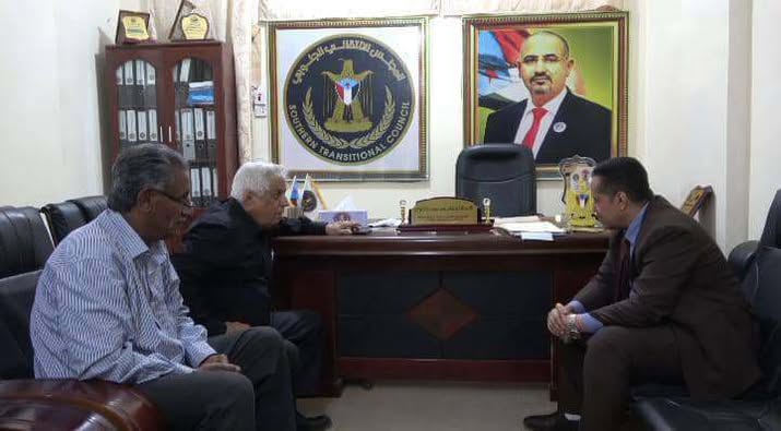رئيس انتقالي لحج يبحث مع الدكتور فضيل سبل دعم جامعة لحج وحماية حرمها - رئيس انتقالي لحج يبحث مع الدكتور فضيل سبل دعم جامعة لحج وحماية حرمها -
