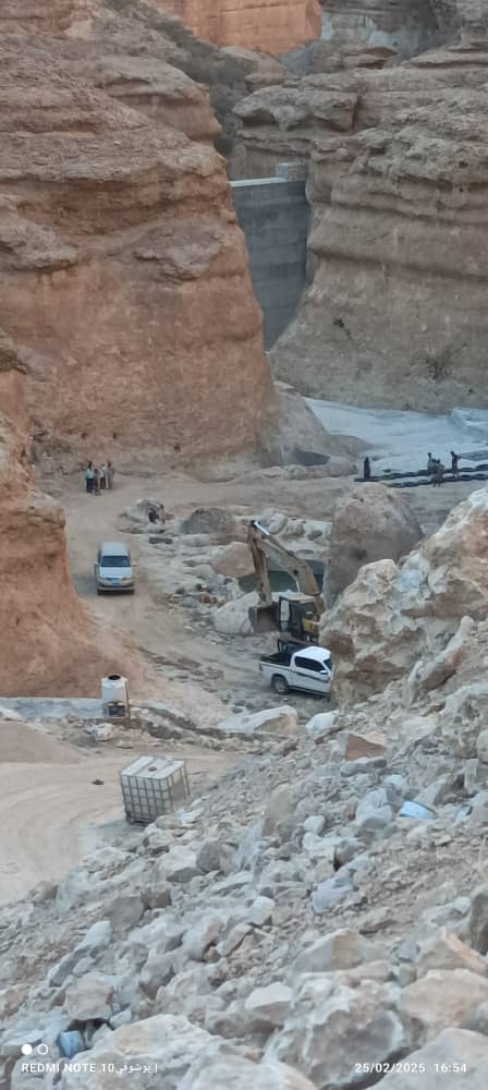 الانتهاء من مشروع الحاجز المائي بسد الخلة في الخريبة لمواجهة شح المياه الانتهاء من مشروع الحاجز المائي بسد الخلة في الخريبة لمواجهة شح المياه