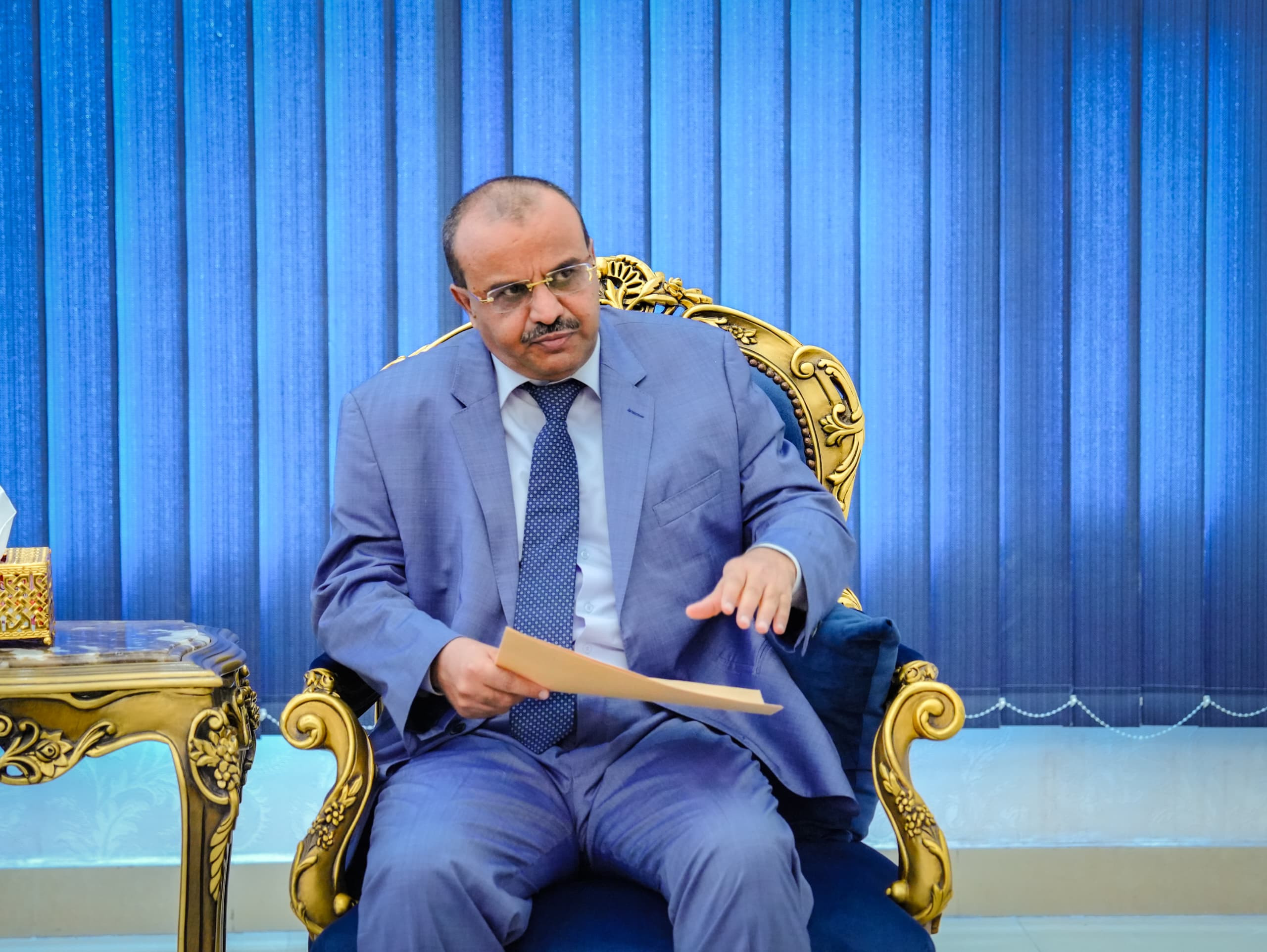 الرئيس الزُبيدي يطّلع على الأوضاع بمحافظة البيضاء ويؤكد دعمه لتعزيز مقاومة أبنائها الرئيس الزُبيدي يطّلع على الأوضاع بمحافظة البيضاء ويؤكد دعمه لتعزيز مقاومة أبنائها
