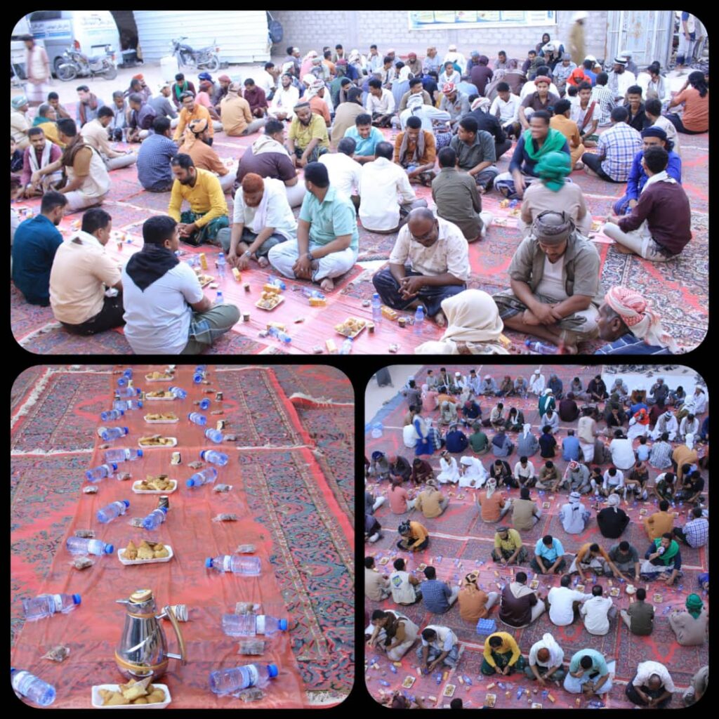 مجموعة إعانة للأعمال الخيرية مديرية شبام حضرموت تقيم مأدبة إفطار مع وجبة عشاء لمندوبي ومنتسبي المجموعة مجموعة إعانة للأعمال الخيرية مديرية شبام حضرموت تقيم مأدبة إفطار مع وجبة عشاء لمندوبي ومنتسبي المجموعة