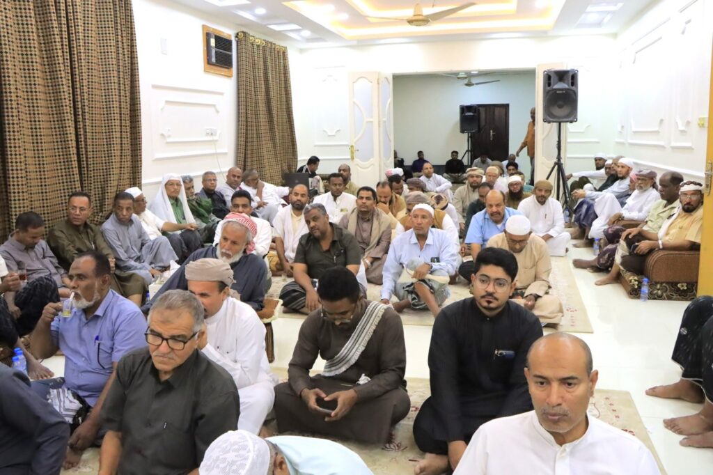 انعقاد لقاء عيدي للشخصيات الرسمية والاجتماعية بوادي حضرموت انعقاد لقاء عيدي للشخصيات الرسمية والاجتماعية بوادي حضرموت