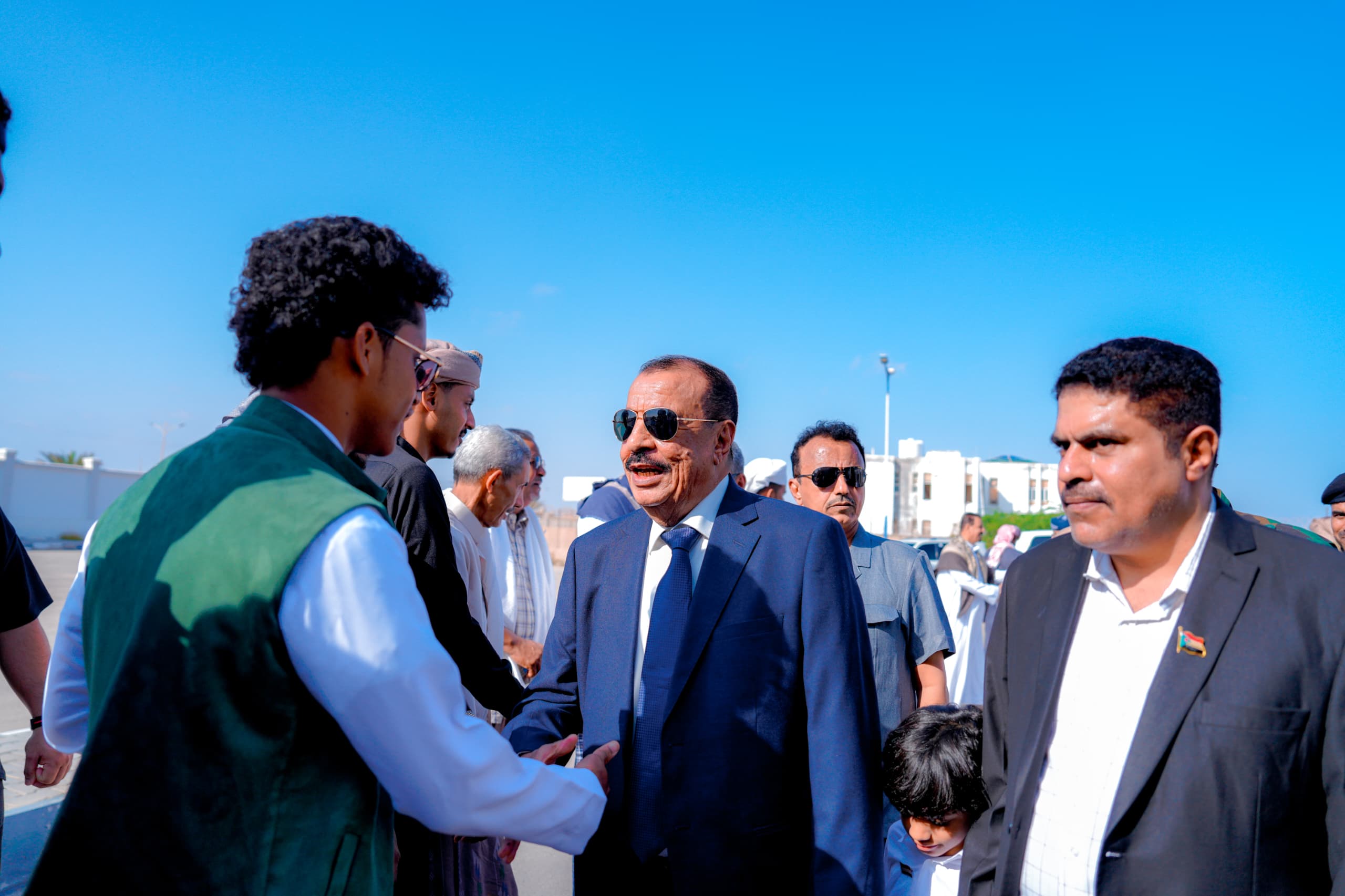 اللواء بن بريك يصل إلى المكلا اللواء بن بريك يصل إلى المكلا