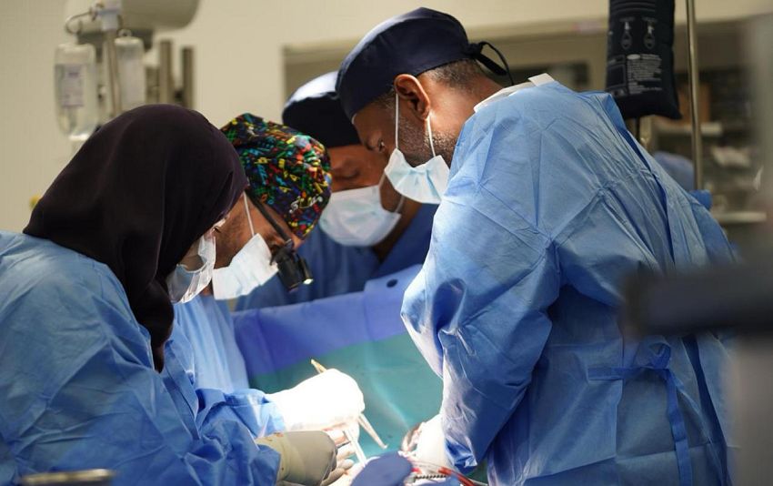 تدشين المشروع الطبي التطوعي لجراحة القلب المفتوح والقسطرة القلبية للأطفال في عدن - تدشين المشروع الطبي التطوعي لجراحة القلب المفتوح والقسطرة القلبية للأطفال في عدن -