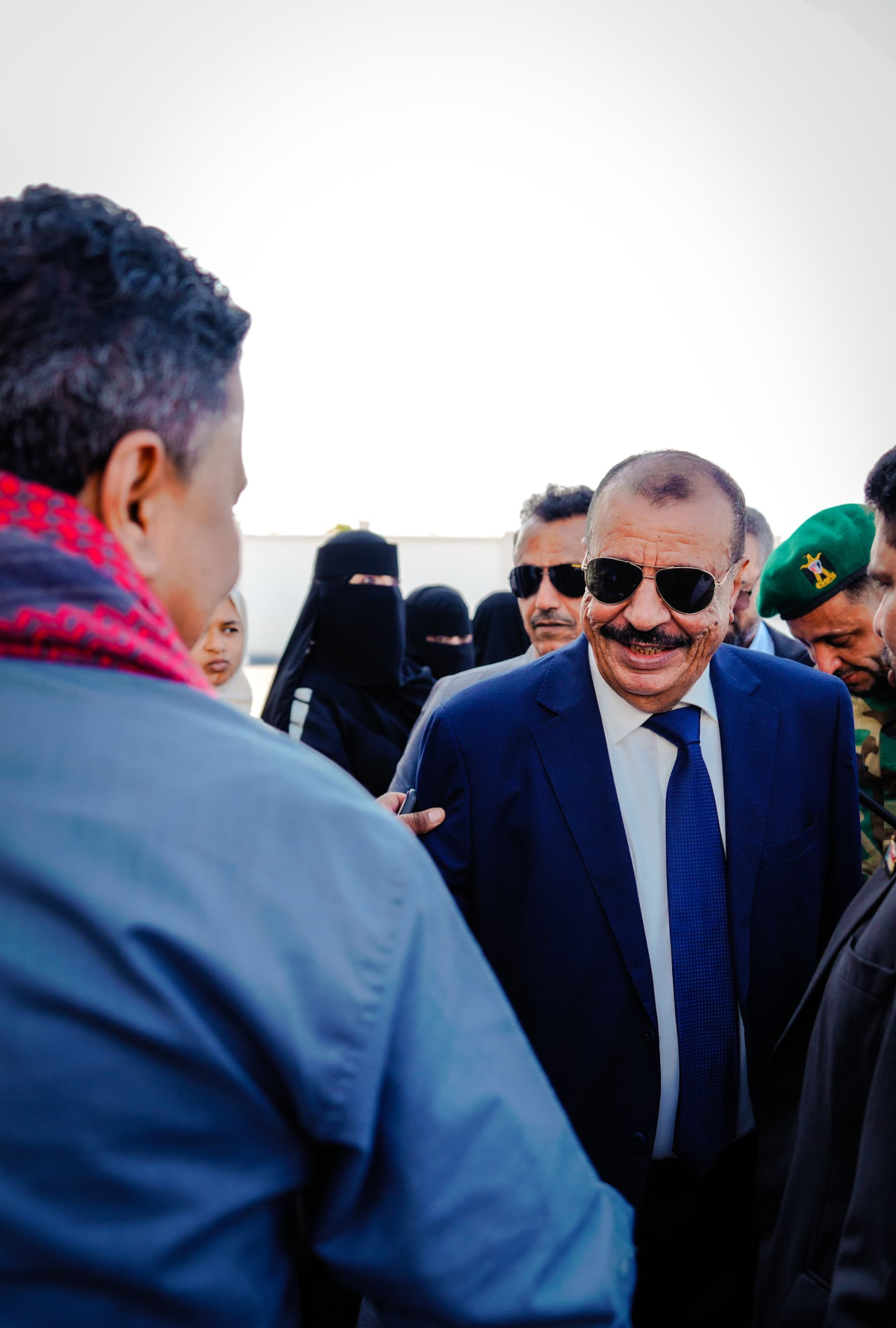 اللواء بن بريك يصل إلى المكلا اللواء بن بريك يصل إلى المكلا