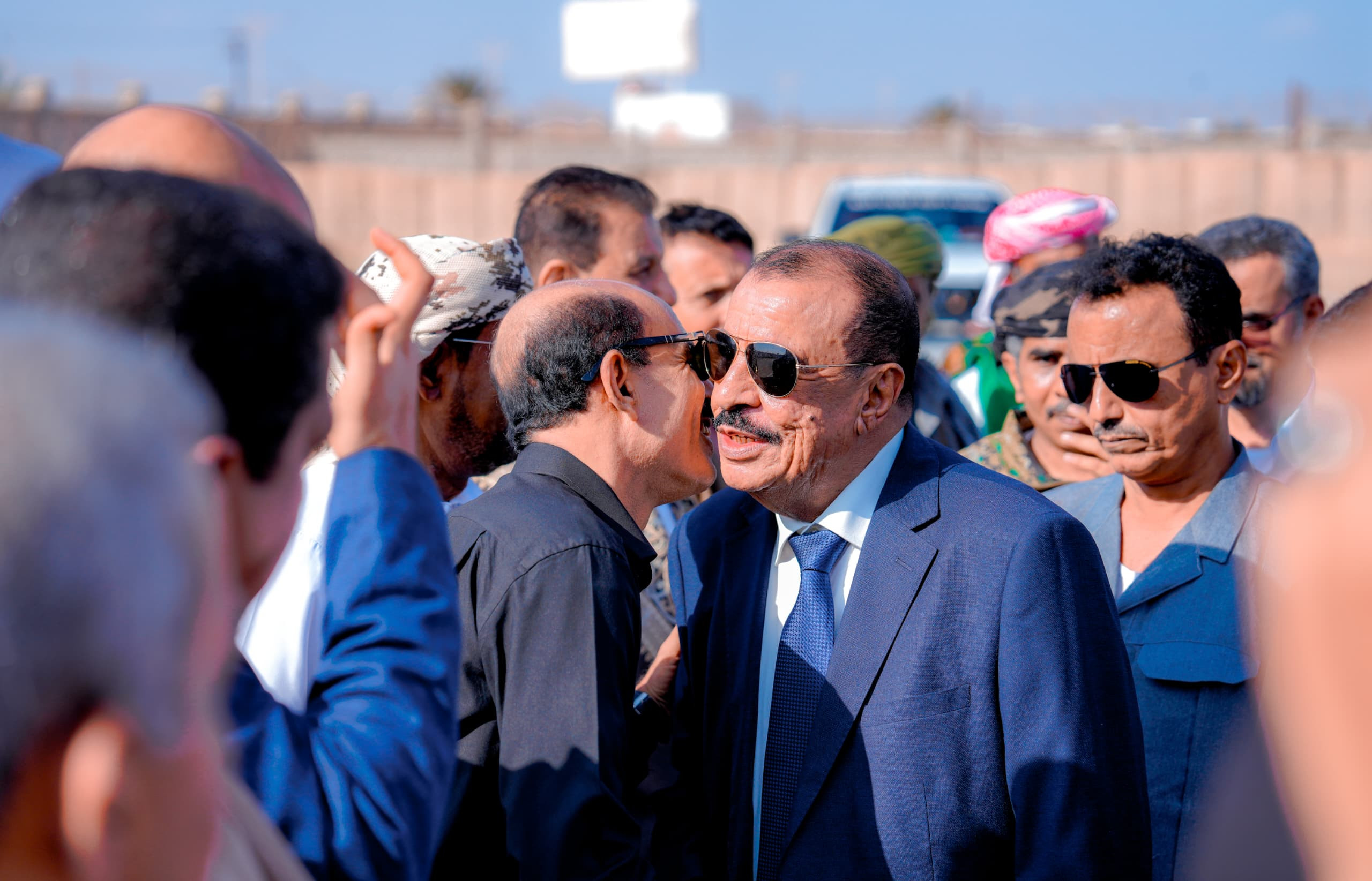 اللواء بن بريك يصل إلى المكلا اللواء بن بريك يصل إلى المكلا