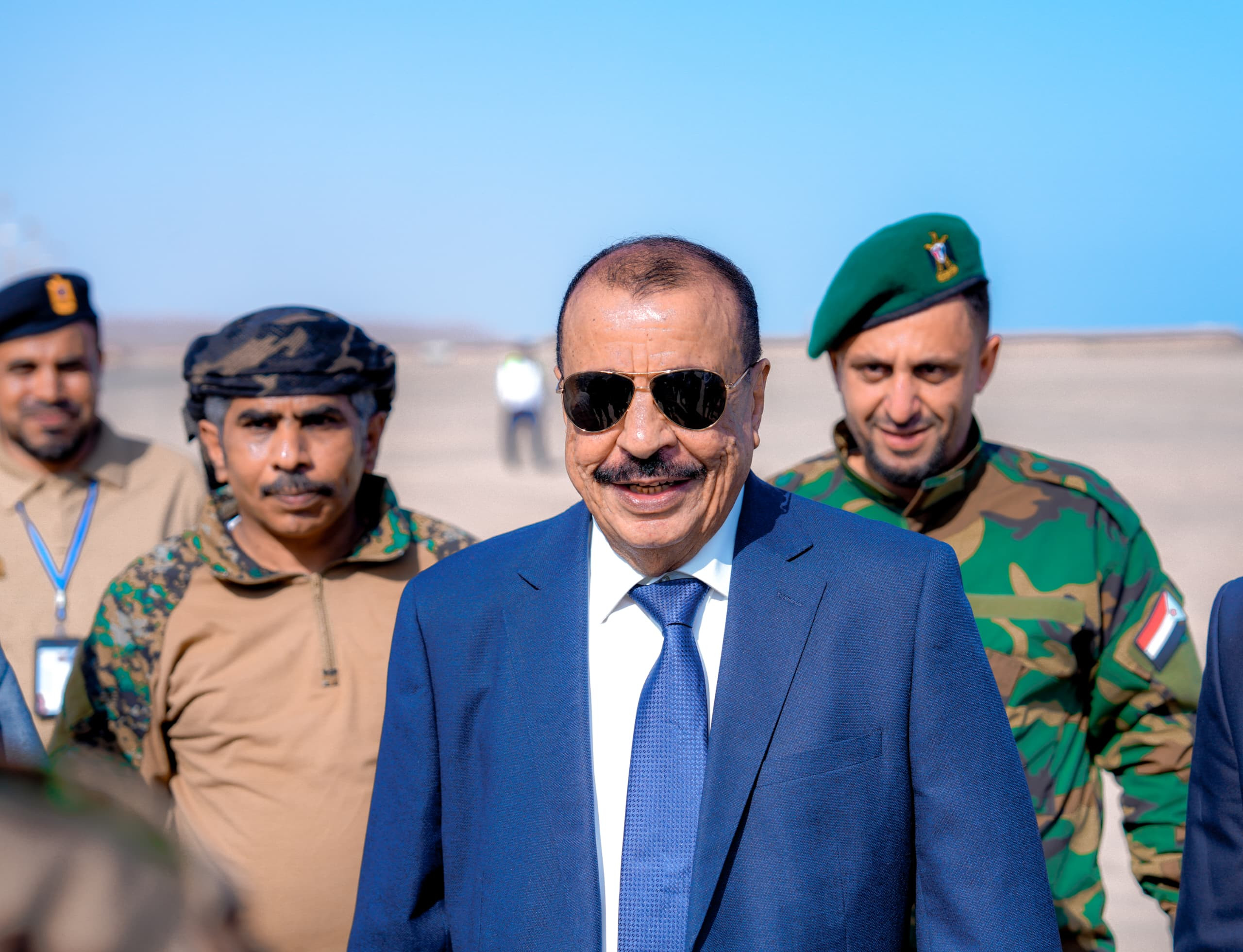 اللواء بن بريك يصل إلى المكلا اللواء بن بريك يصل إلى المكلا