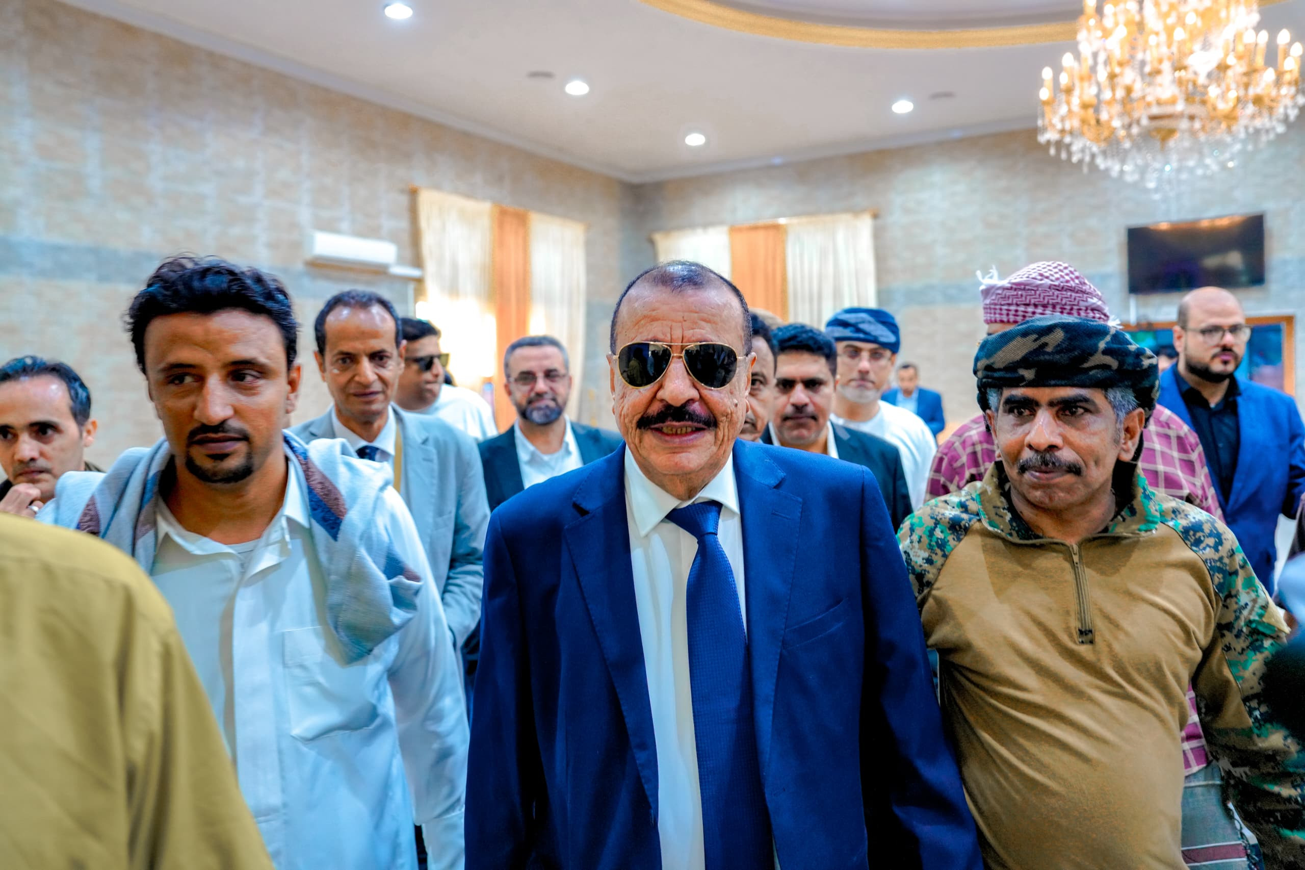 اللواء بن بريك يصل إلى المكلا اللواء بن بريك يصل إلى المكلا