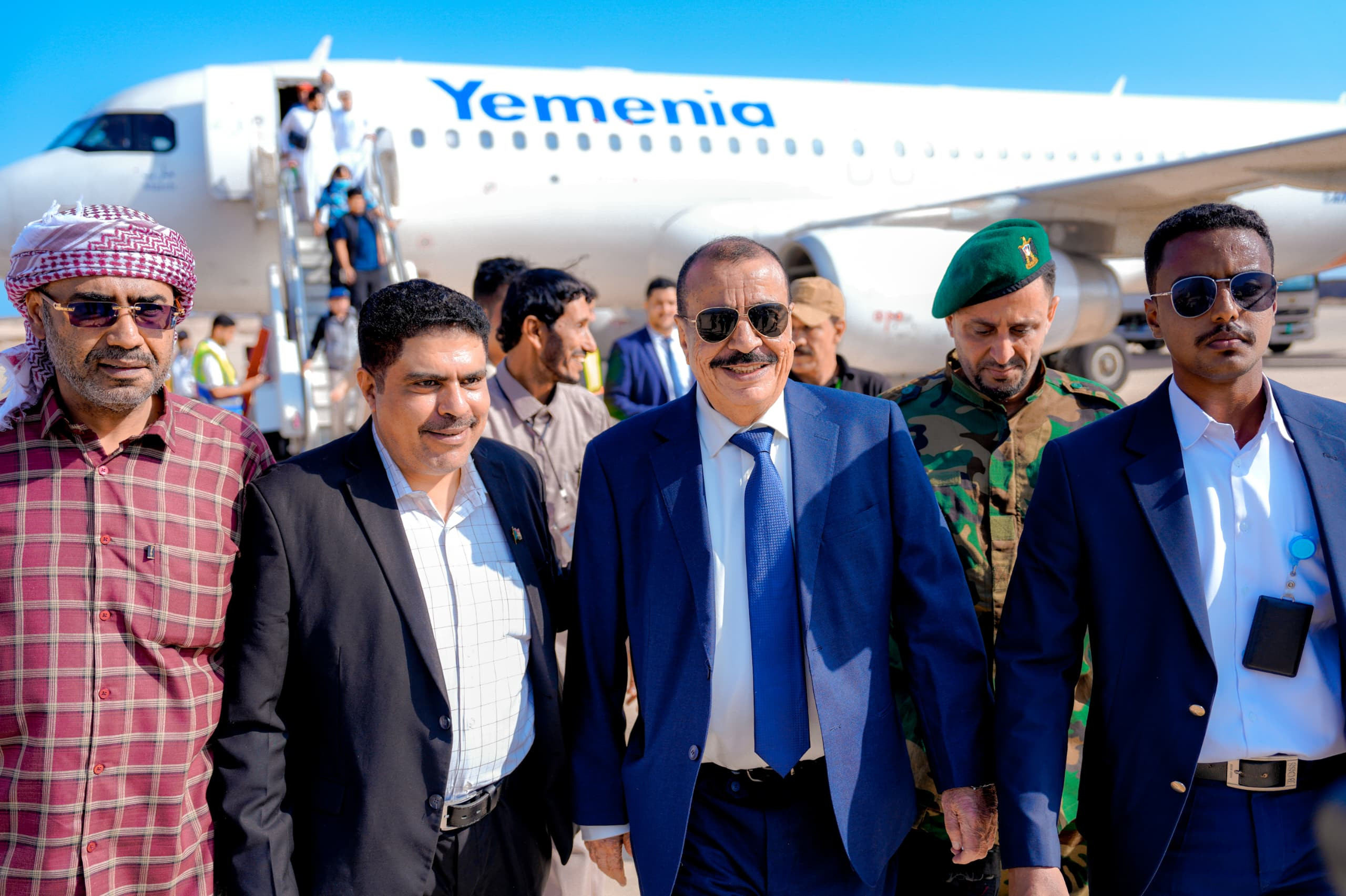 اللواء بن بريك يصل إلى المكلا اللواء بن بريك يصل إلى المكلا