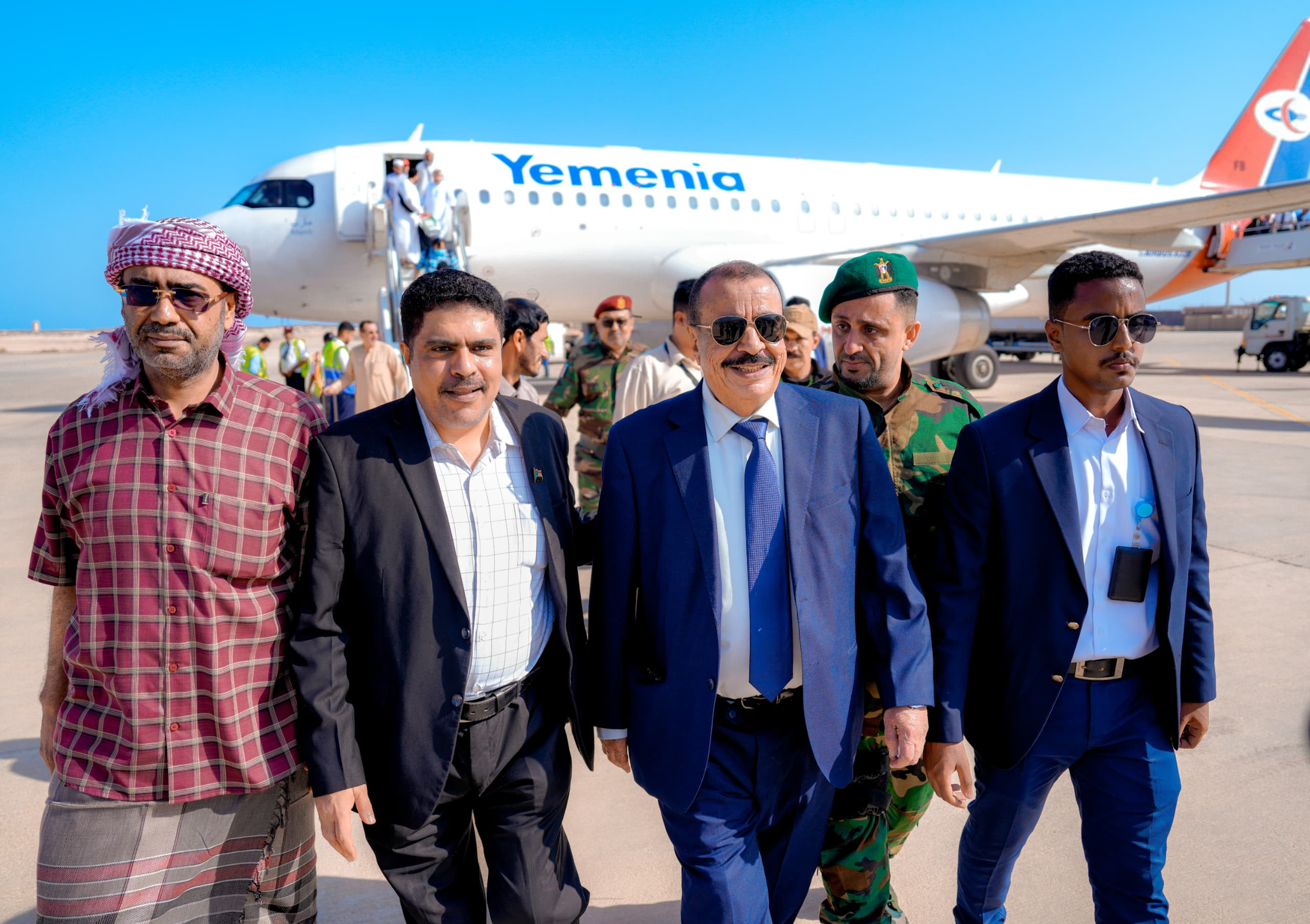 اللواء بن بريك يصل إلى المكلا اللواء بن بريك يصل إلى المكلا