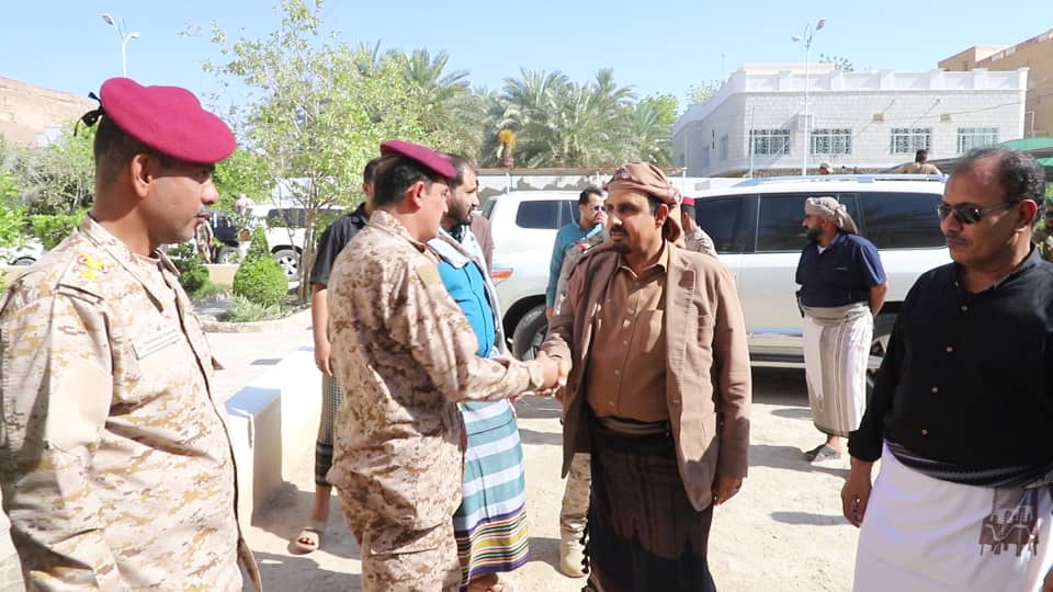 محافظ حضرموت يصل سيئون لتفقد مديريات الوادي والصحراء محافظ حضرموت يصل سيئون لتفقد مديريات الوادي والصحراء