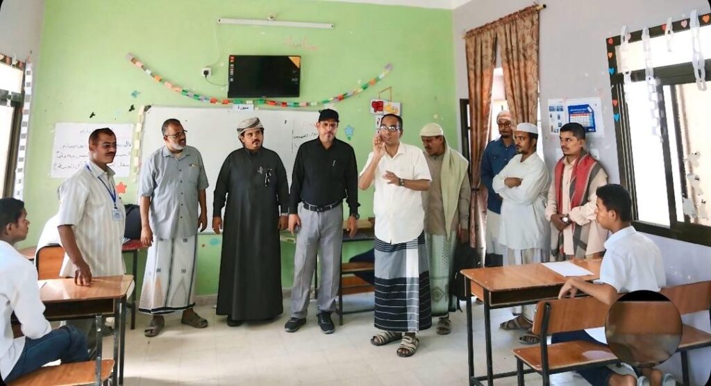 مدير إدارة التربية الشاملة بوادي حضرموت يقوم بزيارة مدارس ذوي الإعاقة بوادي حضرموت لتفقد سير عملية الاختبارات مدير إدارة التربية الشاملة بوادي حضرموت يقوم بزيارة مدارس ذوي الإعاقة بوادي حضرموت لتفقد سير عملية الاختبارات