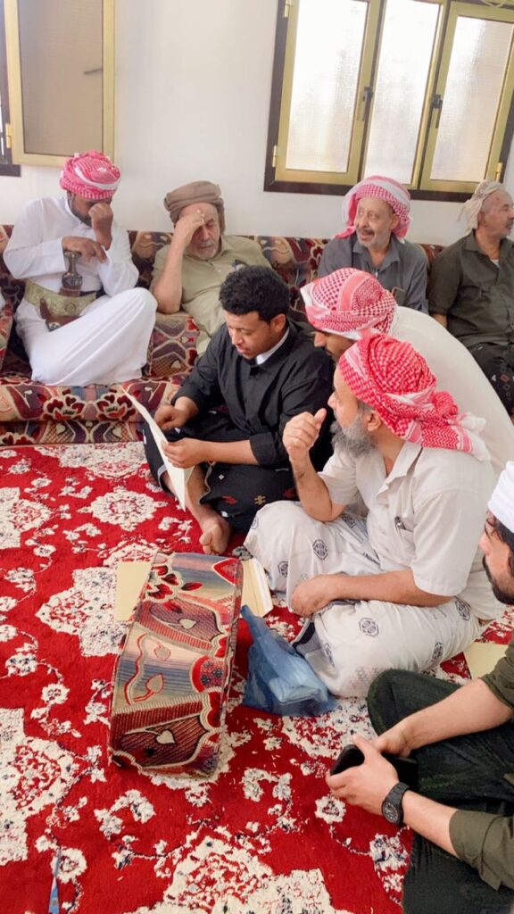 الصلح والتنازل بين قبيلتي المناهيل وآل جابر في الحادث الذي وقع بخط ثمود .. الصلح والتنازل بين قبيلتي المناهيل وآل جابر في الحادث الذي وقع بخط ثمود ..