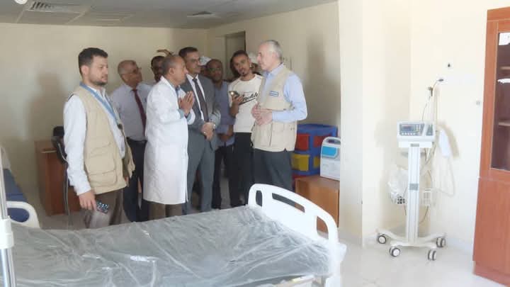 الأمين العام لمحلي حضرموت يدشّن مشروع تزويد مستشفى الشهيد رياض الجريري للحميات بنظام الطاقة الشمسية الأمين العام لمحلي حضرموت يدشّن مشروع تزويد مستشفى الشهيد رياض الجريري للحميات بنظام الطاقة الشمسية