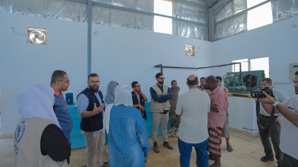 وفد من برنامج الأغذية العالمي ومركز الملك سلمان يطلع على إنجازات مشروع "من الغذاء إلى الصمود" في مديريتي تريم وبروم ميفع وفد من برنامج الأغذية العالمي ومركز الملك سلمان يطلع على إنجازات مشروع "من الغذاء إلى الصمود" في مديريتي تريم وبروم ميفع