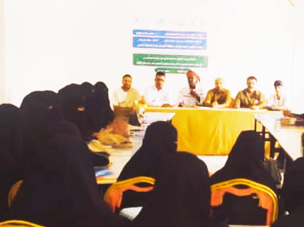 بحضور نائب مدير مكتب الصحة تدشين الدورة التدريبية لمتطوعات التثقيف الصحي بالمهرة . بحضور نائب مدير مكتب الصحة تدشين الدورة التدريبية لمتطوعات التثقيف الصحي بالمهرة .