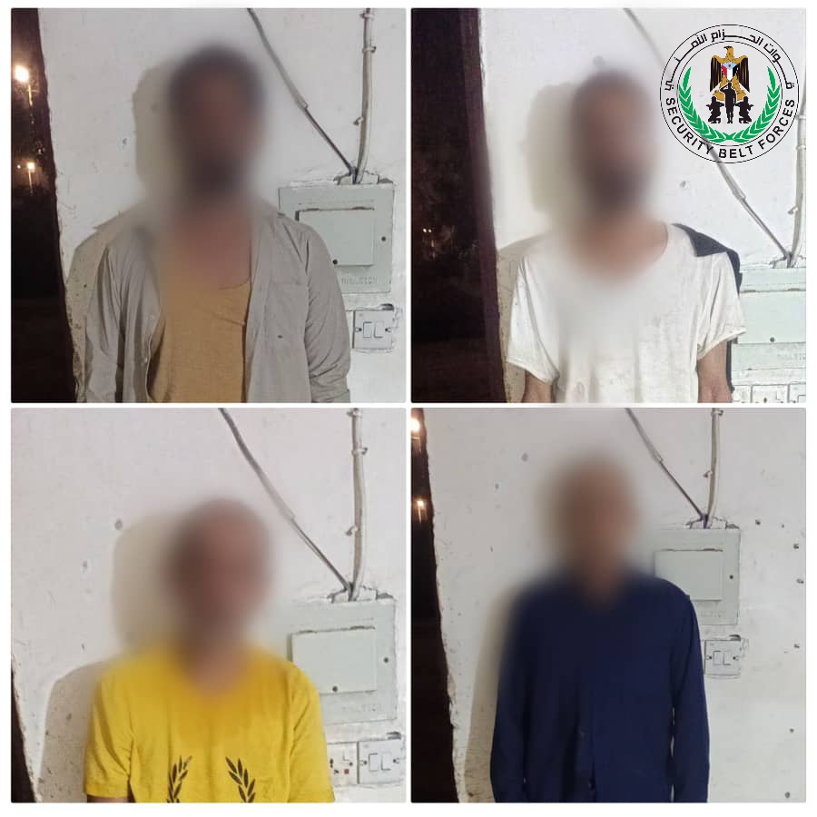 قوات الحزام الأمني بعدن تضبط خلية ترويج وتهريب مخدرات وتحبط عملية تهريب محكمة - قوات الحزام الأمني بعدن تضبط خلية ترويج وتهريب مخدرات وتحبط عملية تهريب محكمة -