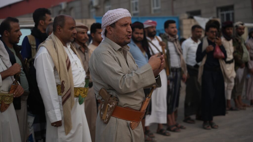 أبناء تعز في مأرب يشكرون اللواء ثوابة وقبائل خولان على جهودهم في إنهاء نزاع قبلي أبناء تعز في مأرب يشكرون اللواء ثوابة وقبائل خولان على جهودهم في إنهاء نزاع قبلي