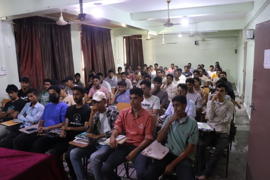 لقاء ترحيبي لطلاب المستوى الأول في قسم تقنية المعلومات بجامعة الأحقاف لقاء ترحيبي لطلاب المستوى الأول في قسم تقنية المعلومات بجامعة الأحقاف