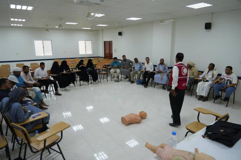 تدريب إعلاميي وادي حضرموت على الإسعافات الأولية: تعزيز القدرات الميدانية تدريب إعلاميي وادي حضرموت على الإسعافات الأولية: تعزيز القدرات الميدانية