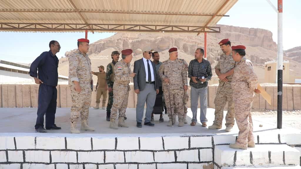 الوكيل العامري يتفقد عدد من المشاريع التطويرية بقيادةالمنطقة العسكرية الأولى الممولة من السلطة المحلية الوكيل العامري يتفقد عدد من المشاريع التطويرية بقيادةالمنطقة العسكرية الأولى الممولة من السلطة المحلية