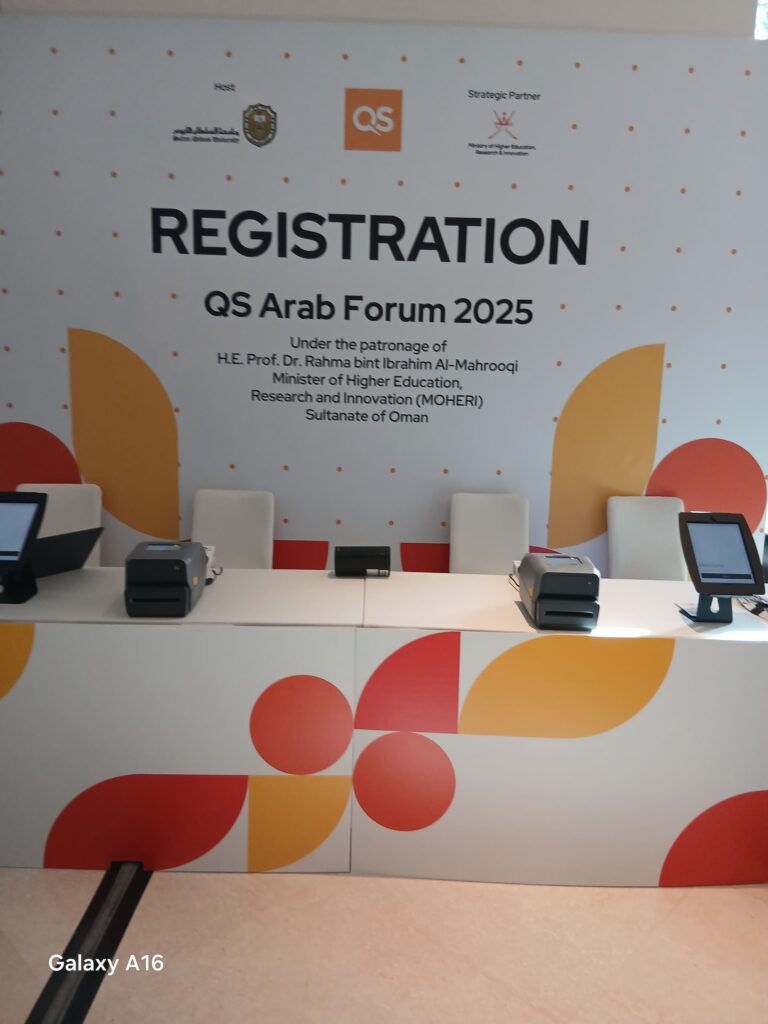 جامعة حضرموت تشارك في "منتدى QS في المنطقة العربية 2025" برعاية عمانية رفيعة وتوقعات بتكريم عربي متميز جامعة حضرموت تشارك في "منتدى QS في المنطقة العربية 2025" برعاية عمانية رفيعة وتوقعات بتكريم عربي متميز