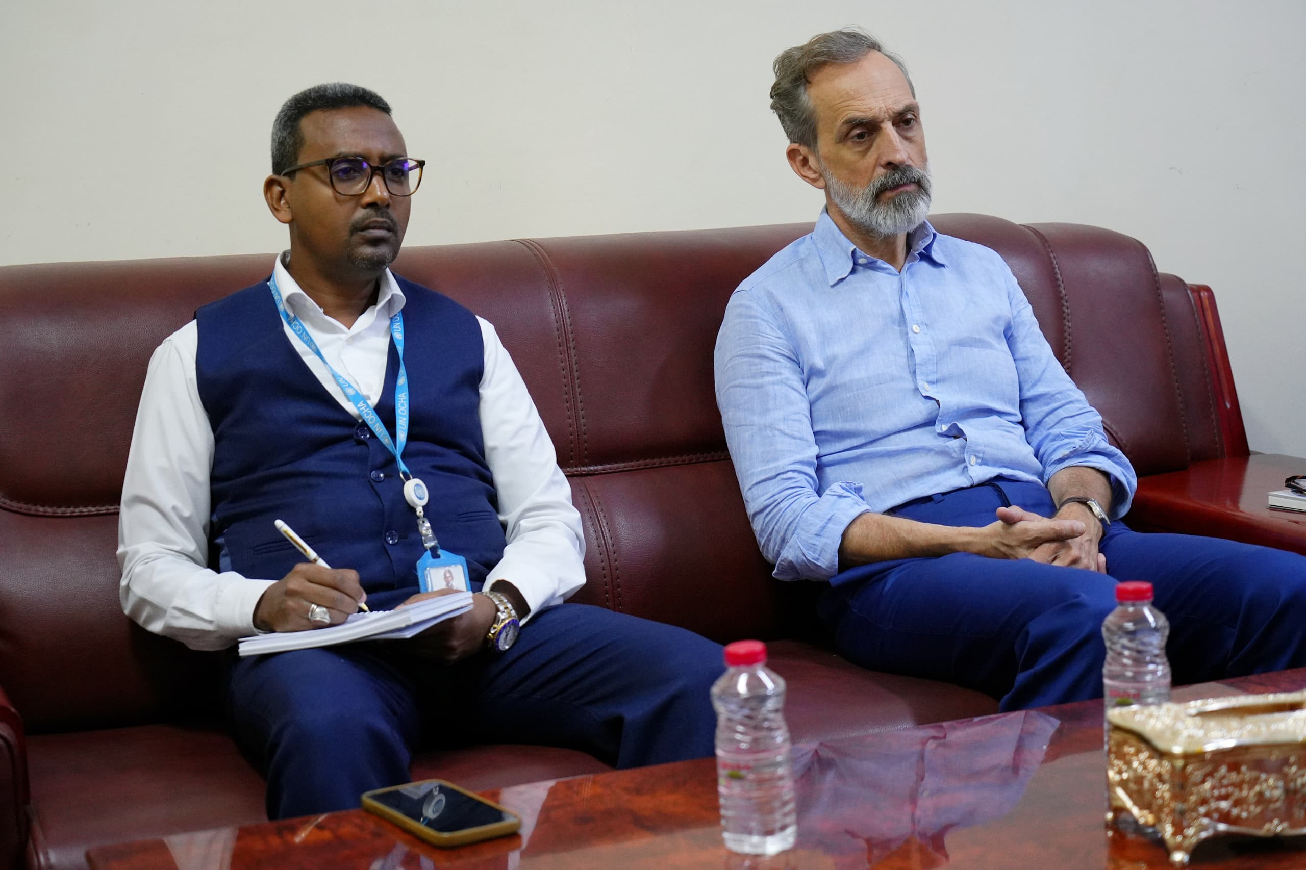 رئيس الهيئة السياسية يلتقي المنسق المقيم للأمم المتحدة في بلادنا رئيس الهيئة السياسية يلتقي المنسق المقيم للأمم المتحدة في بلادنا