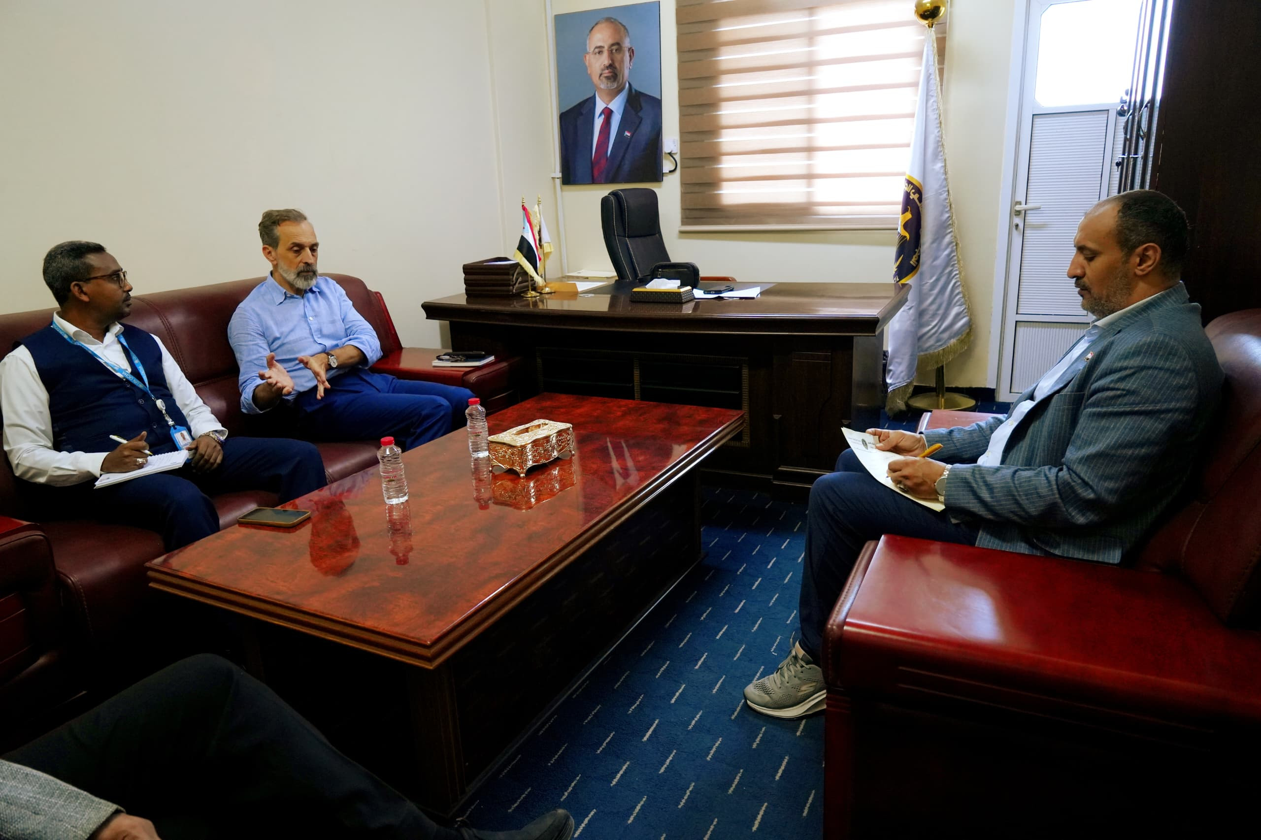 رئيس الهيئة السياسية يلتقي المنسق المقيم للأمم المتحدة في بلادنا رئيس الهيئة السياسية يلتقي المنسق المقيم للأمم المتحدة في بلادنا