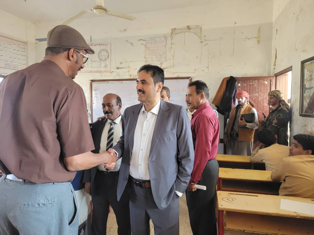 الجبواني وبن لسود يتفقدان مستشفى الدفيعة بمديرية بيحان الجبواني وبن لسود يتفقدان مستشفى الدفيعة بمديرية بيحان